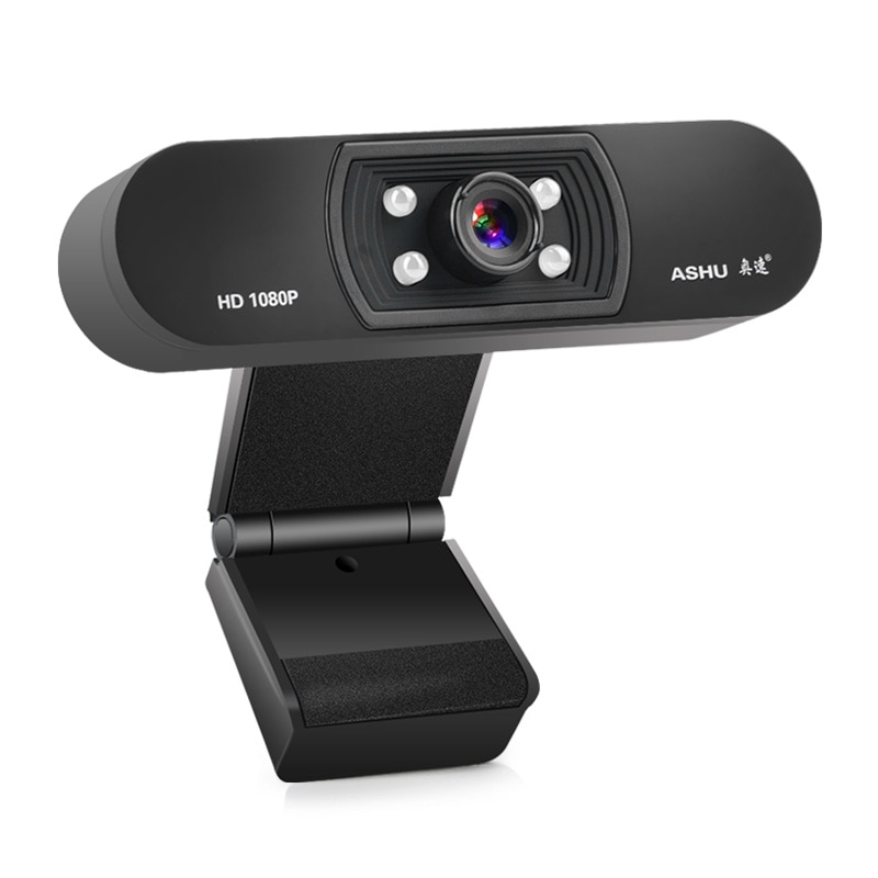 Wayfairmarket 3672-7pfjzk 1080P Webcam with Built-In Microphone  