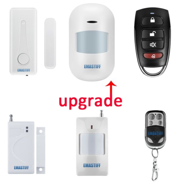 IOS Android APP Wired Wireless Home Security System