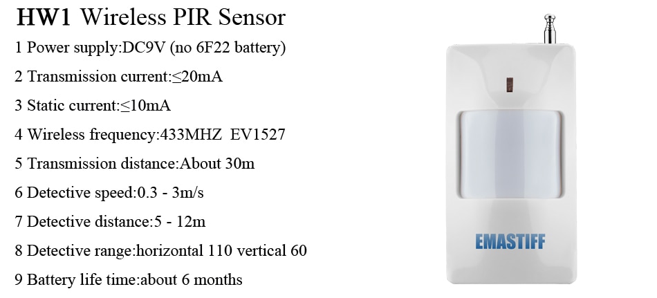 Wayfairmarket 3816-zx4yec IOS Android APP Wired Wireless Home Security System  