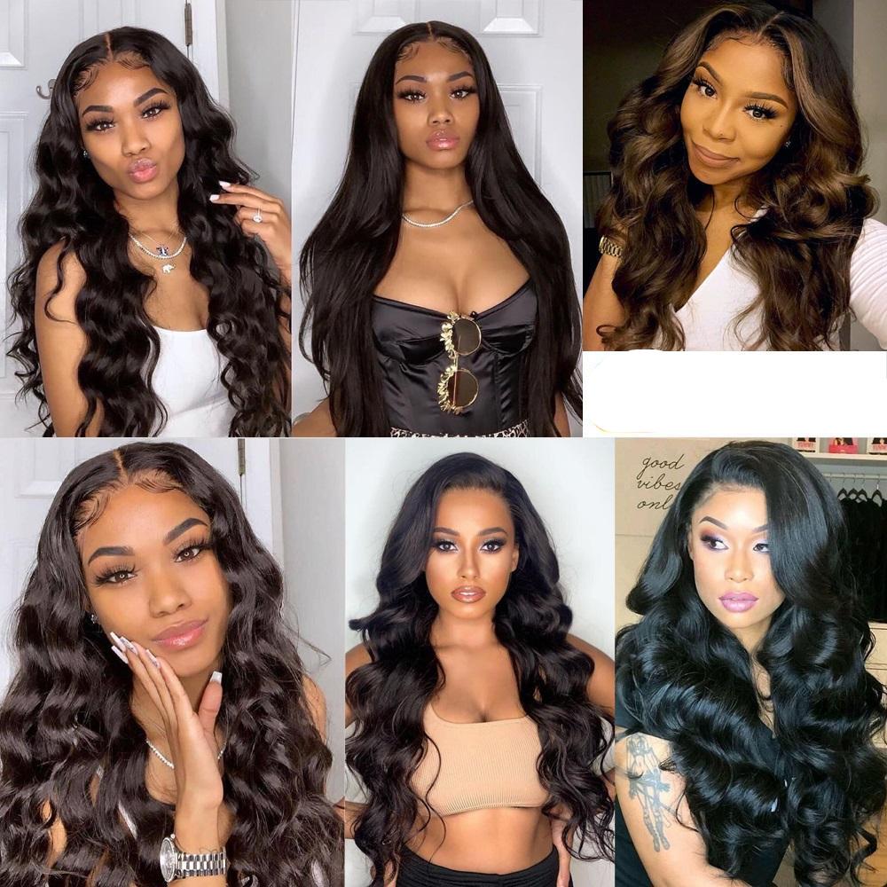 Wayfairmarket 3954-ymtbpd Transparent Front Lace Brazilian Hair Bundles  