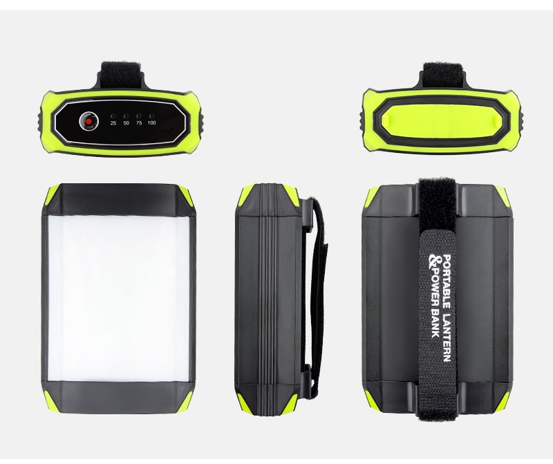 Wayfairmarket 4157-joahcs Power Bank Camping Flashlight  