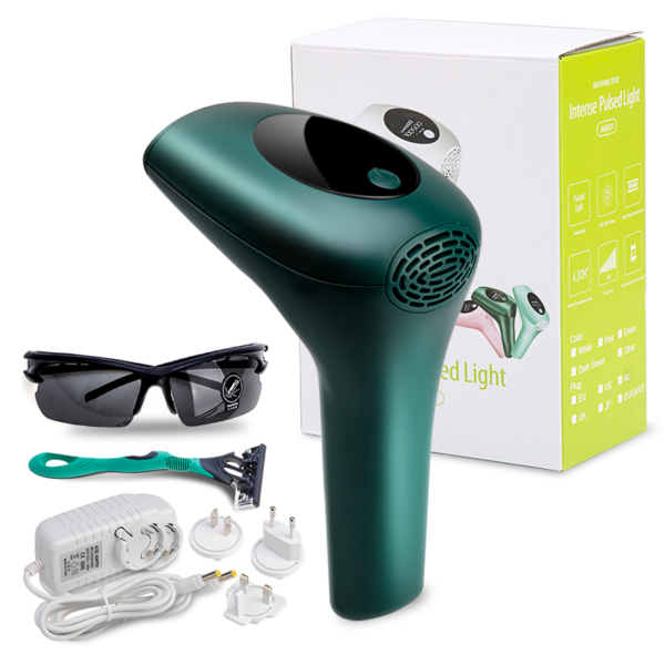 Colorful IPL Laser Hair Epilator with Goggles and Shaver - Image 6