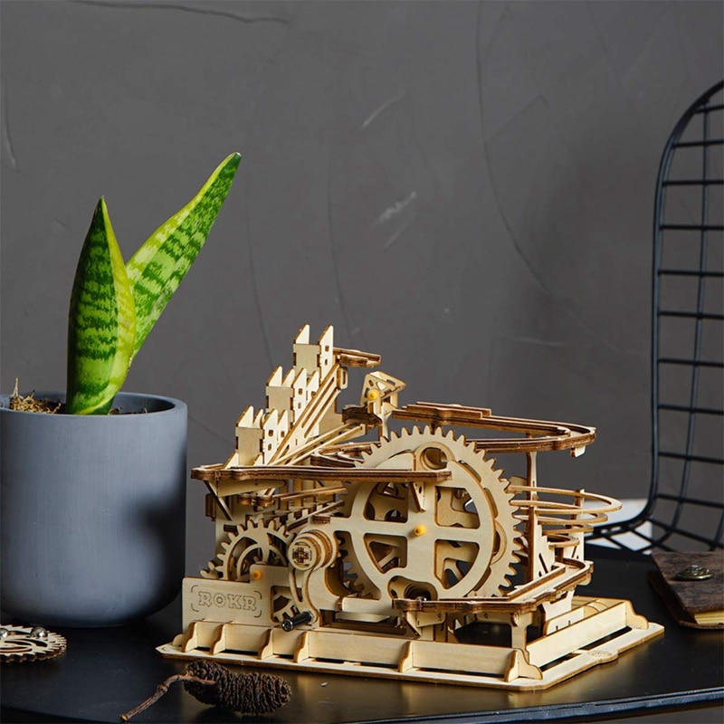 Wayfairmarket 4614-cnotjp DIY Waterwheel Wooden Model Puzzle  