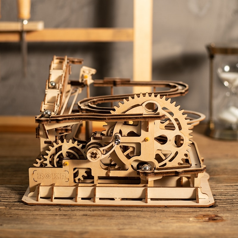 Wayfairmarket 4614-hshhzx DIY Waterwheel Wooden Model Puzzle  