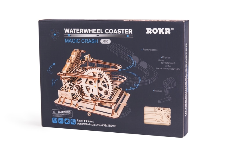 Wayfairmarket 4614-nsa6l6 DIY Waterwheel Wooden Model Puzzle  