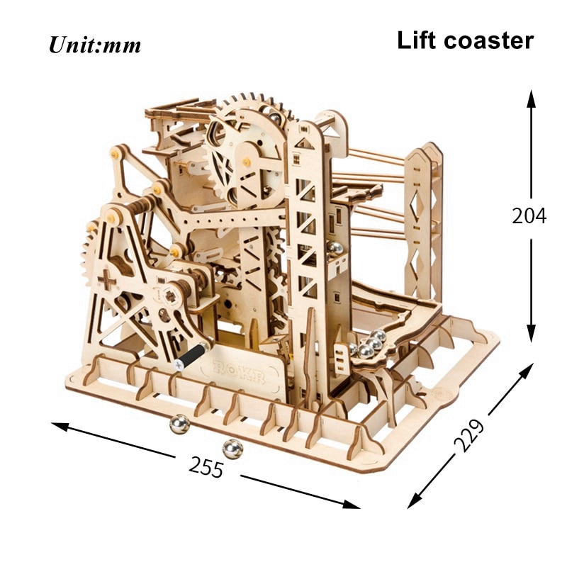 Wayfairmarket 4614-u0obsn DIY Waterwheel Wooden Model Puzzle  