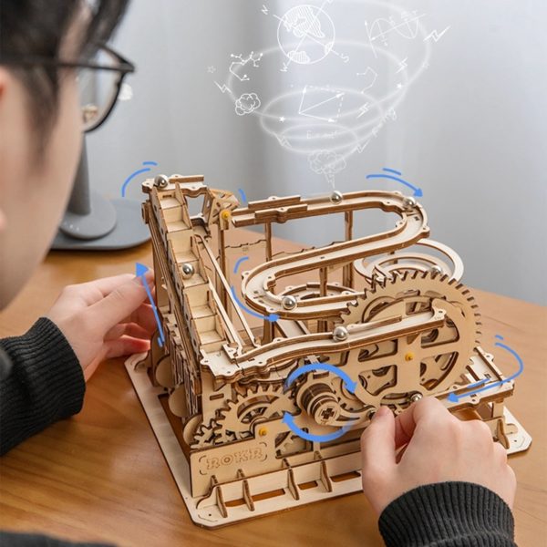 DIY Waterwheel Wooden Model Puzzle