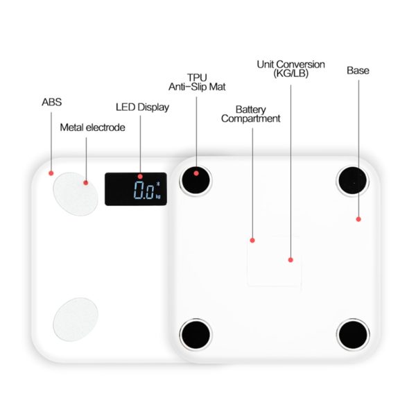 Bluetooth Smart Scale in White - Image 4