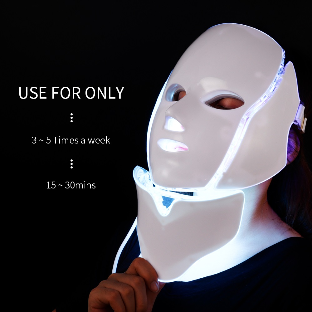 Wayfairmarket 4821-jnwprc 7 Colors LED Facial Mask  
