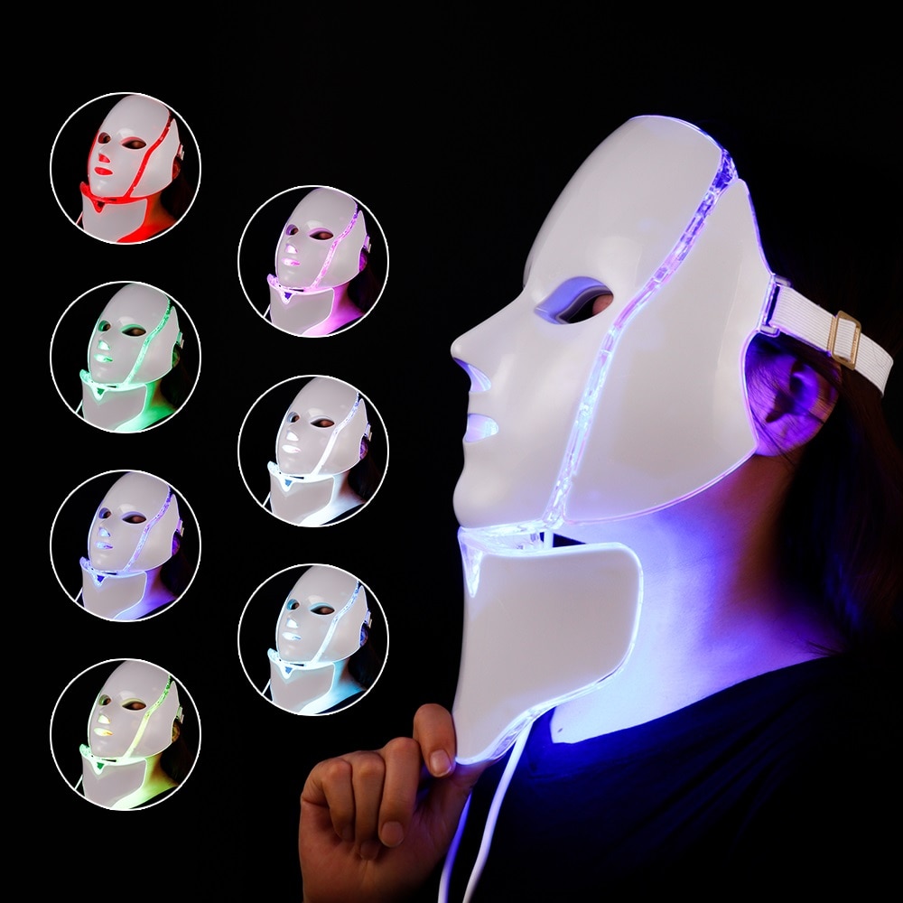 Wayfairmarket 4821-y1z9vm 7 Colors LED Facial Mask  