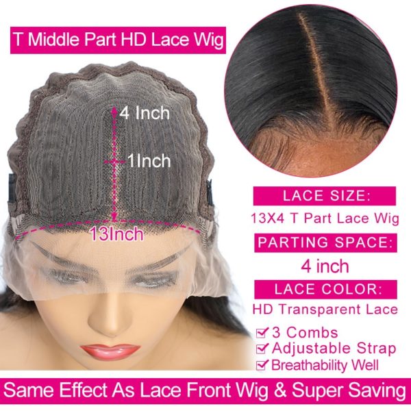 Lace Front Straight Human Hair Wig - Image 7