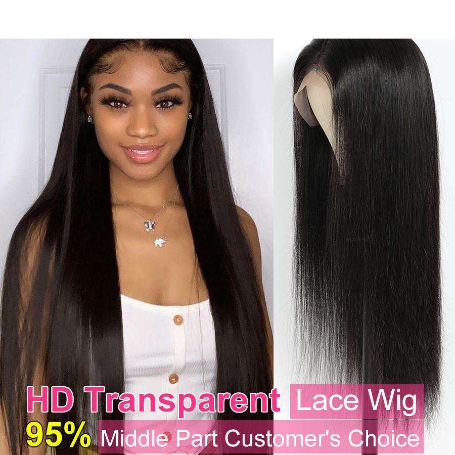 Wayfairmarket 5647-q0eesj Lace Front Straight Human Hair Wig  