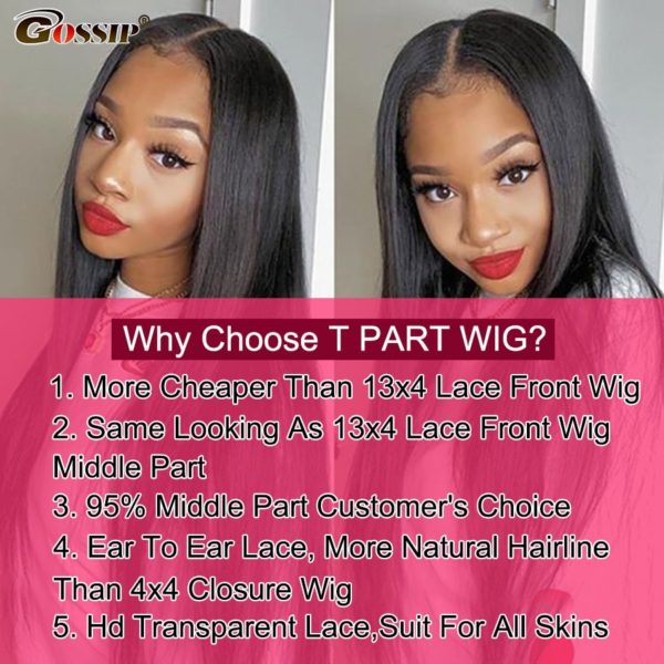 Lace Front Straight Human Hair Wig - Image 4