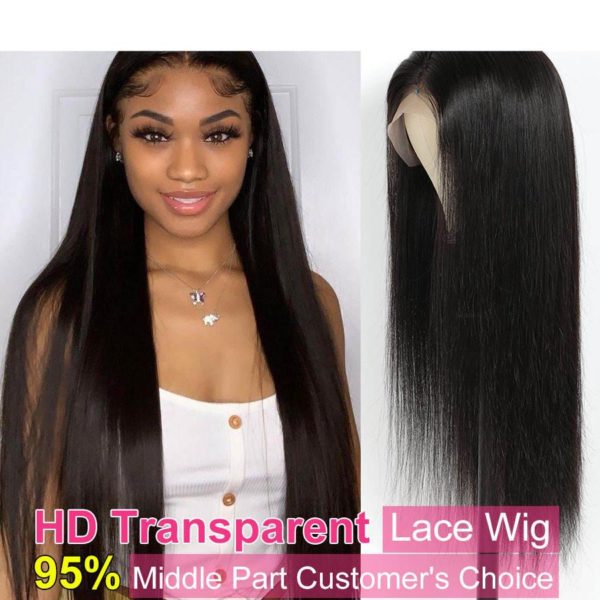 Lace Front Straight Human Hair Wig