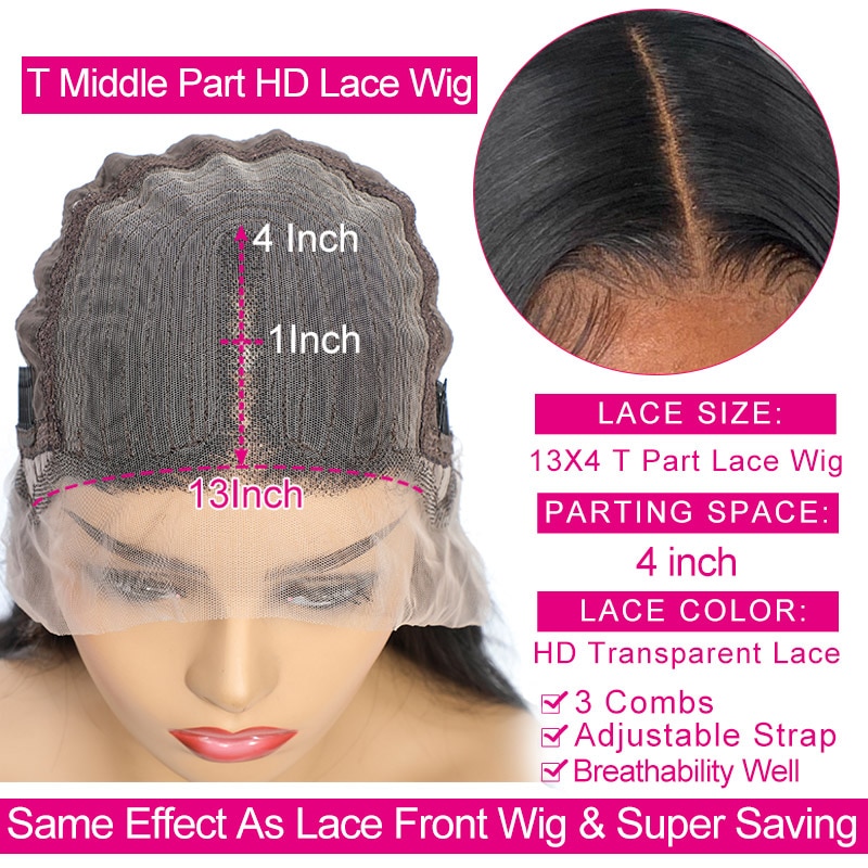 Wayfairmarket 5647-yhsmti Lace Front Straight Human Hair Wig  