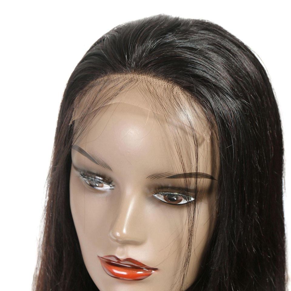 Wayfairmarket 5811-e5ci2q Extra Density Straight Human Hair Wig  