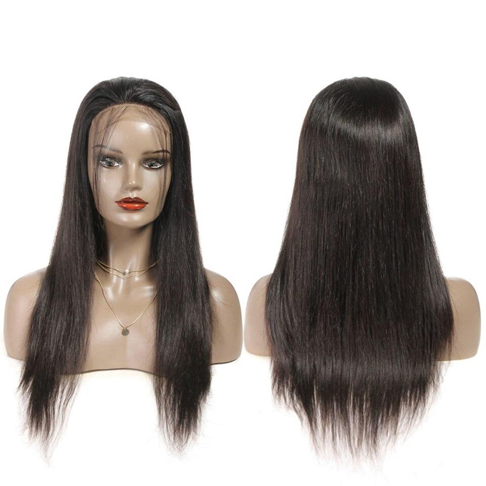 Wayfairmarket 5811-k6dgpk Extra Density Straight Human Hair Wig  