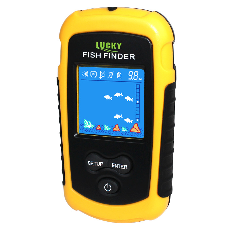 Wayfairmarket 6015-2b8te6 Portable Sonar LCD Display Fish Finders  