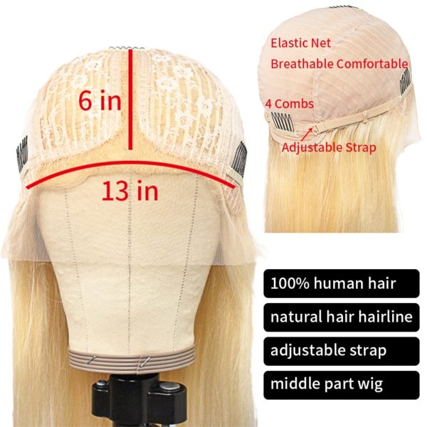 Honey Blonde Brazilian Hair Wig - Image 7