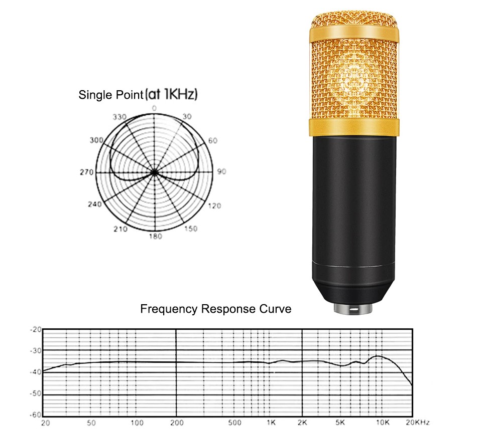 Wayfairmarket 6429-vhuflm Professional Recording Microphone Set  