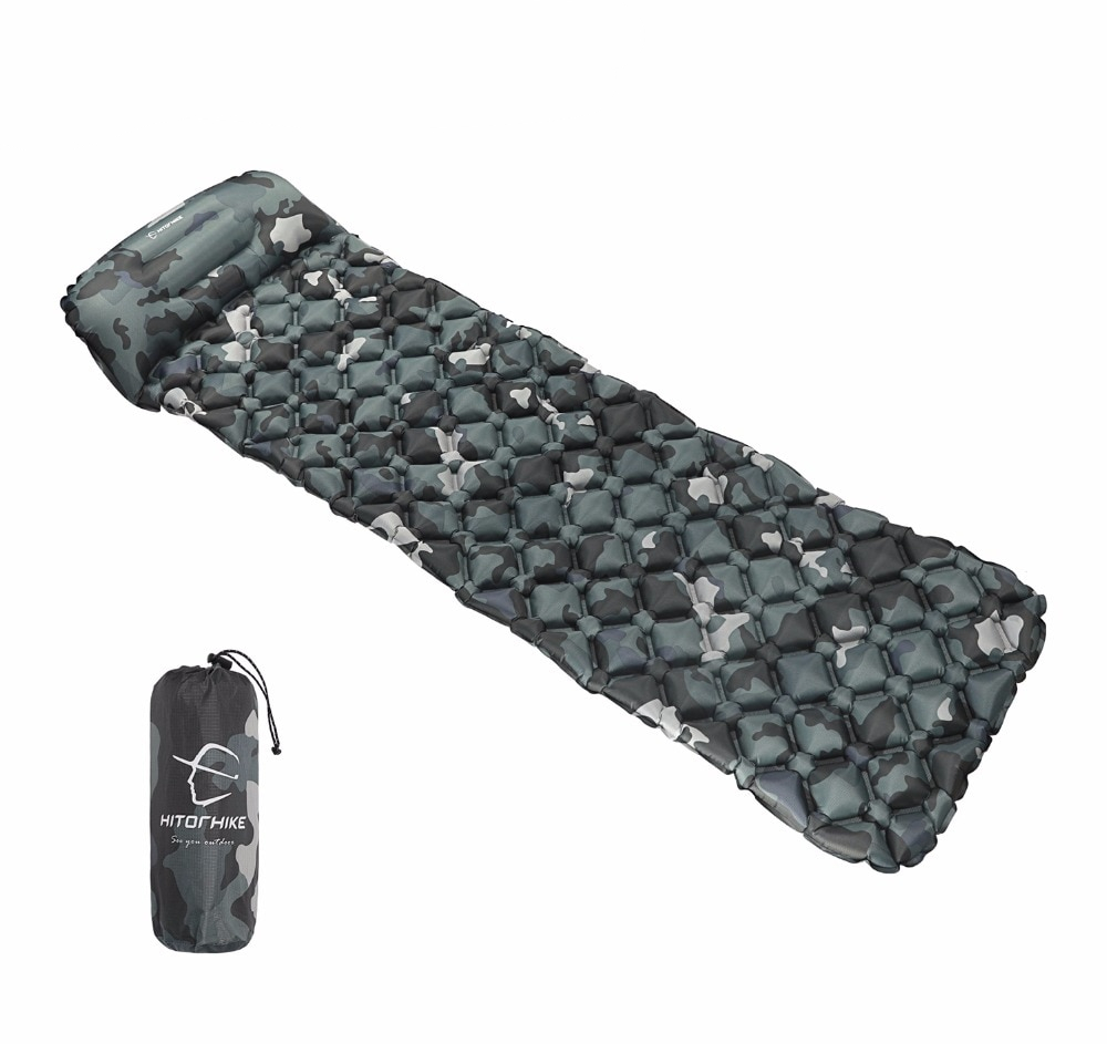 Wayfairmarket 7075-knqtja Camouflage Camping Air Mattress  