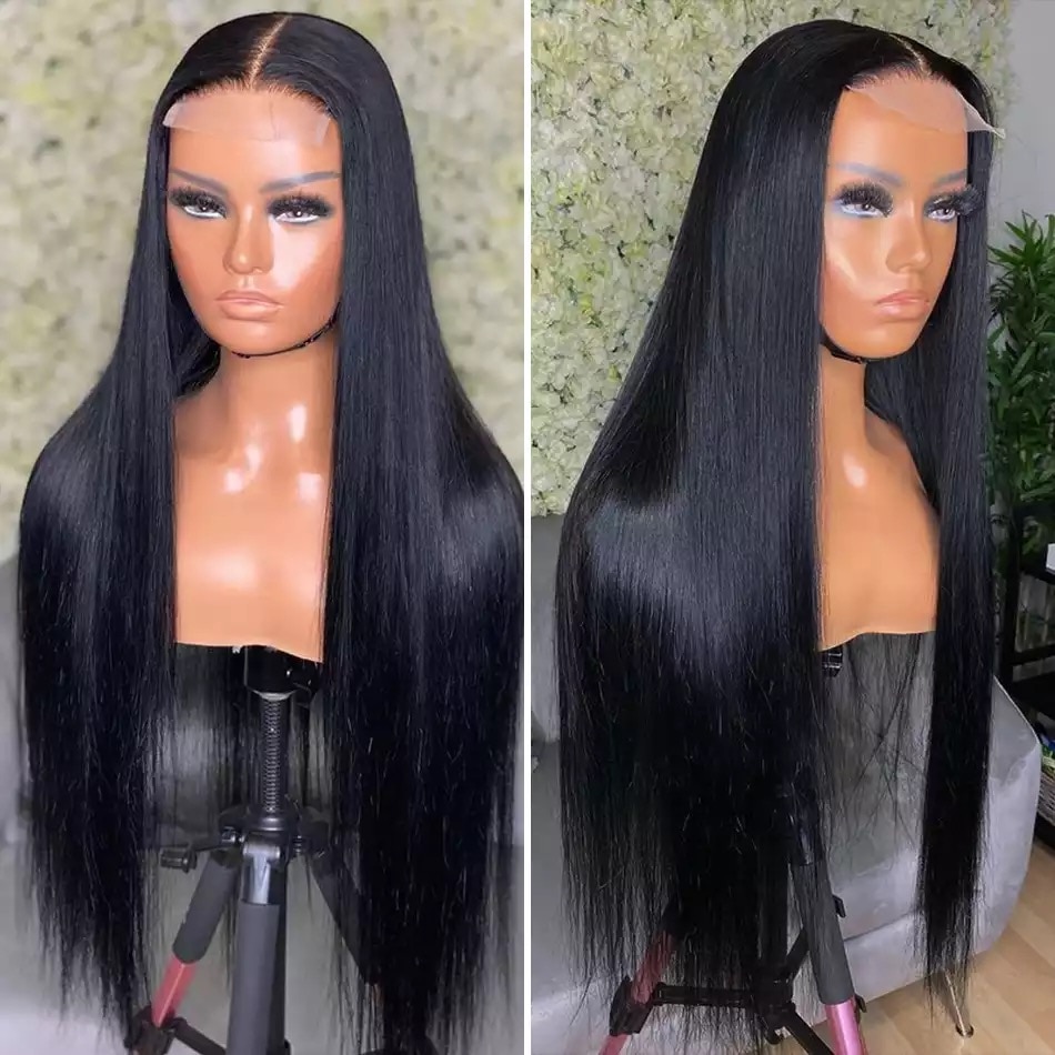 Wayfairmarket 7668-buunra Straight Lace Front Human Hair Wig  