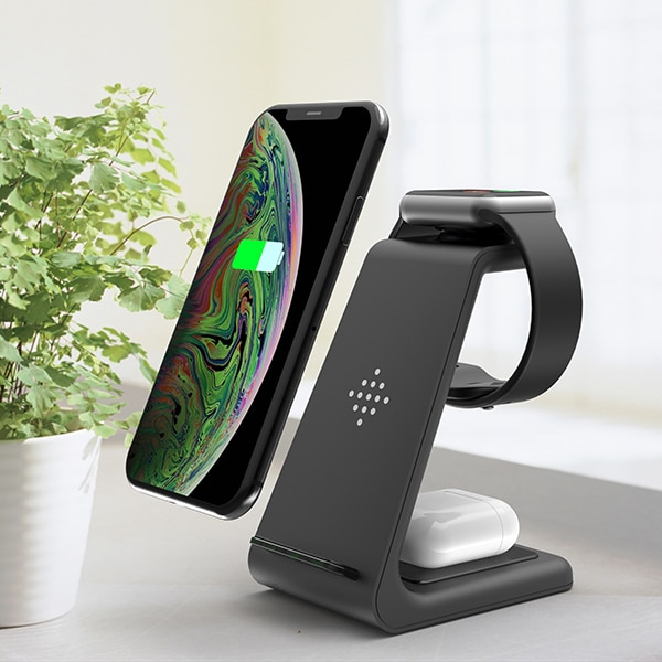 Wayfairmarket 7726-zfyrlj 3 in1 Wireless Charger for Apple Phones and Watch  
