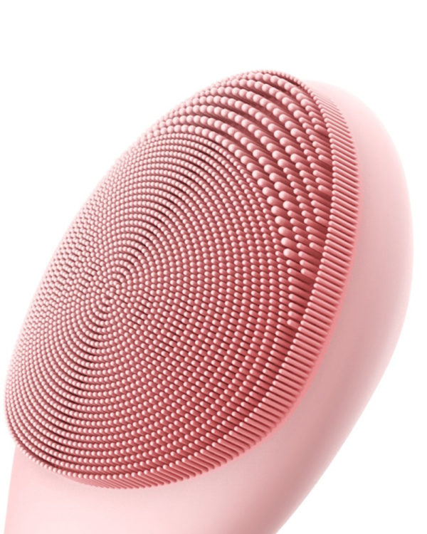 Rechargeable Silicone Facial Cleansing Brush with Red Light - Image 4