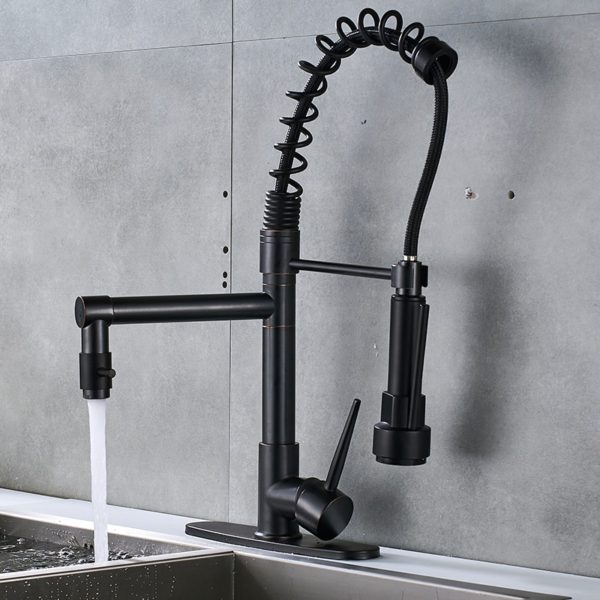 Blackend Spring Kitchen Faucet