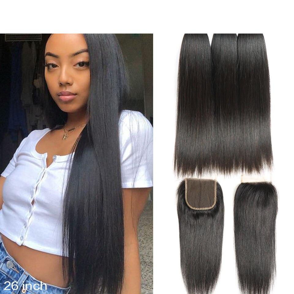 Wayfairmarket 7937-ou4nep Straight Human Hair Bundles  