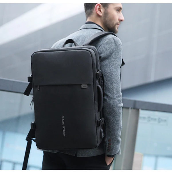 Men's Adjustable USB Backpack