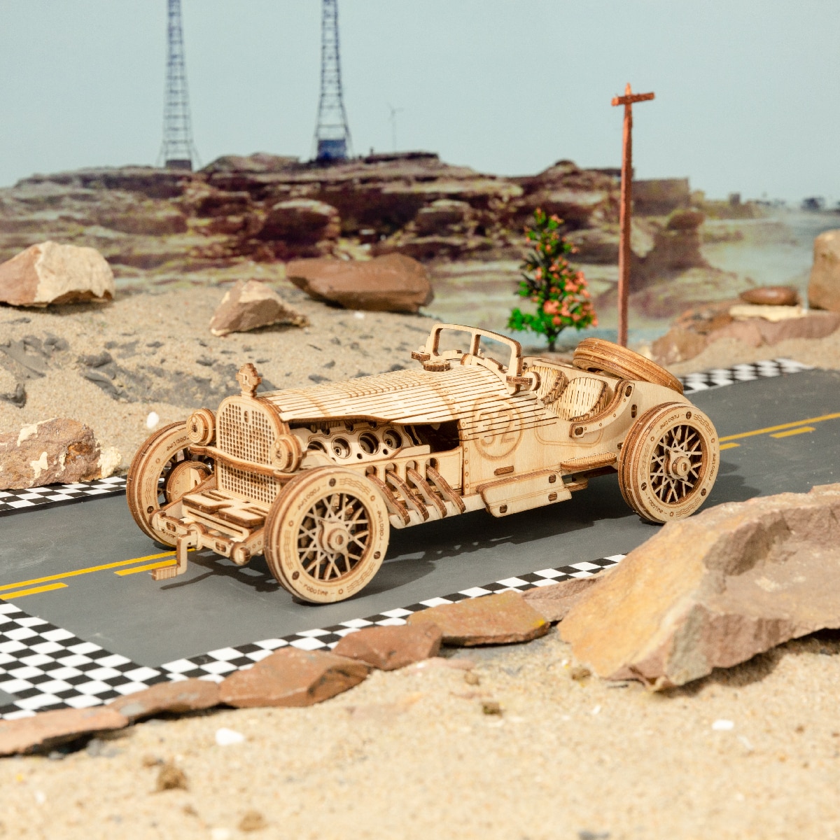 Wayfairmarket 8401-1cakca 3D Wooden Vehicle Puzzle  