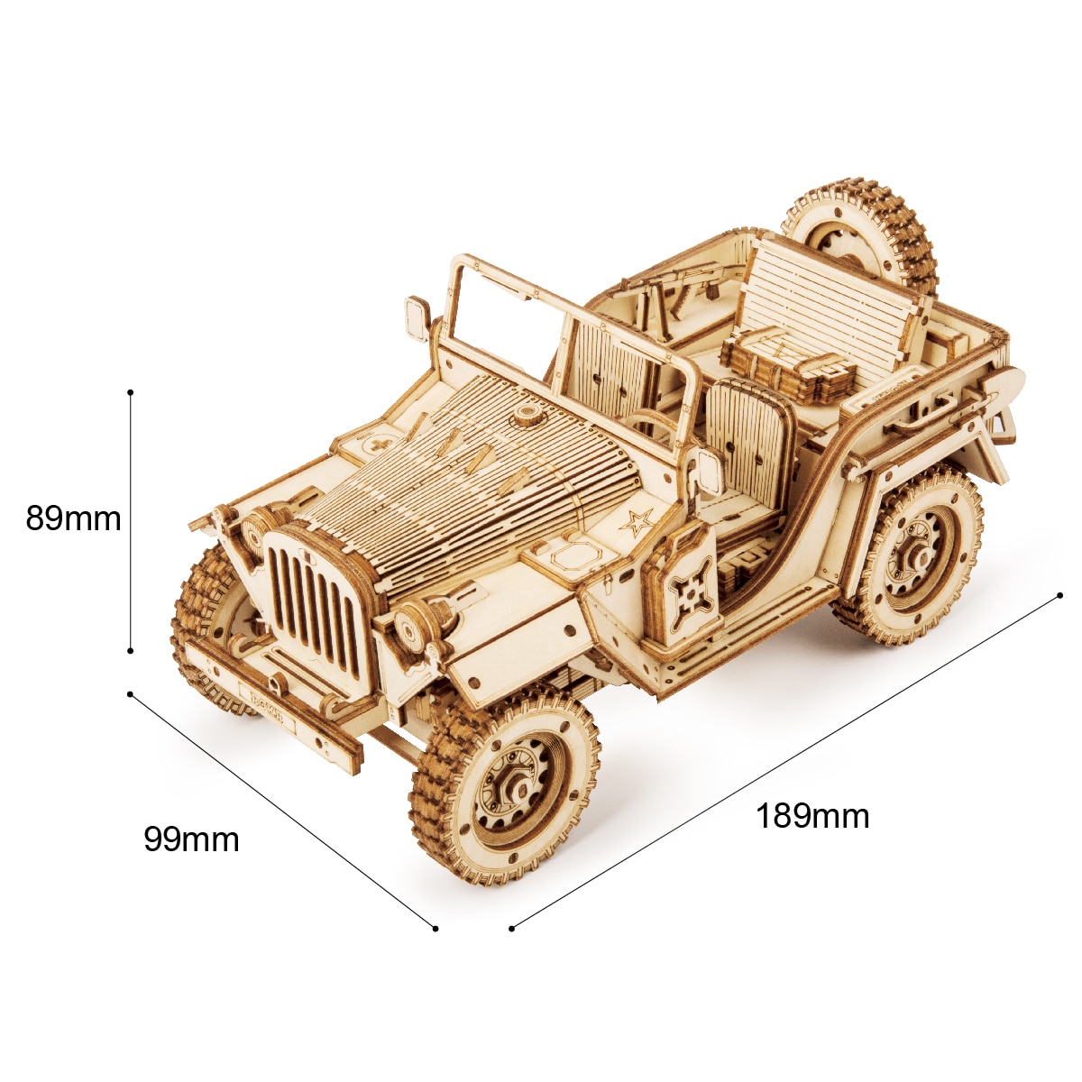 Wayfairmarket 8401-ofm84a 3D Wooden Vehicle Puzzle  