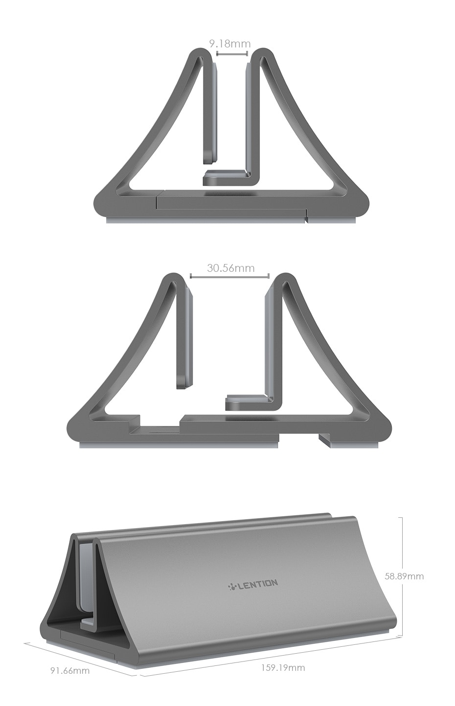 Wayfairmarket 8549-90gg8f Aluminum Tablet Desktop Stand  