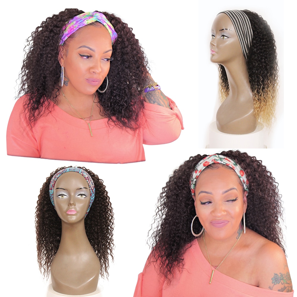 Wayfairmarket 8655-a9icv5 Kinky Synthetic Hair Headband Wig  