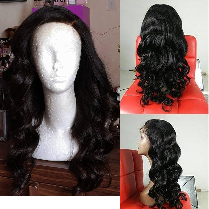 Wayfairmarket 8663-gxmlrc Natural Loose Wave Lace Front Wig  