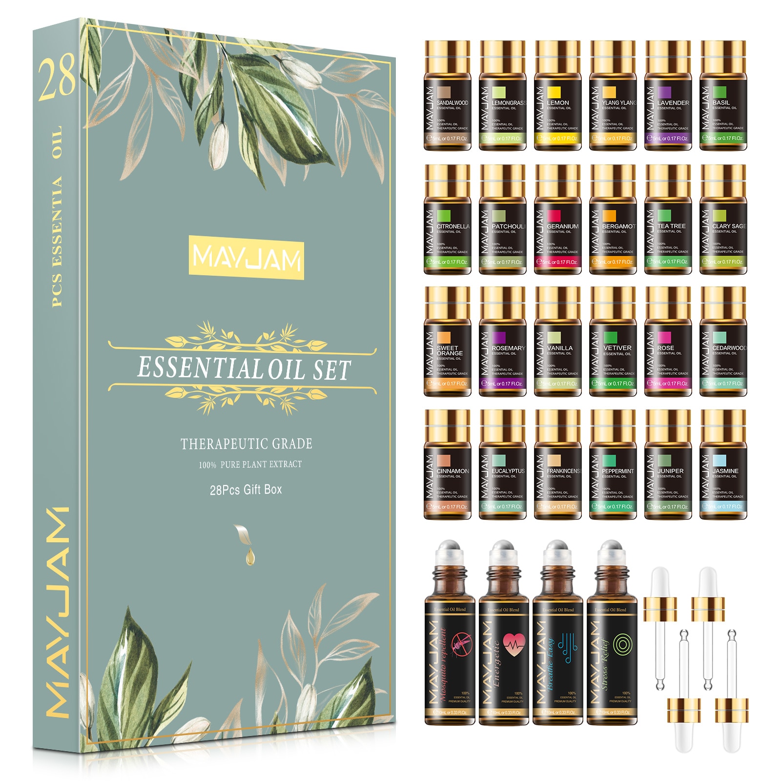 Wayfairmarket 9537-o1kpkm Pure Natural Essential Oils Set  