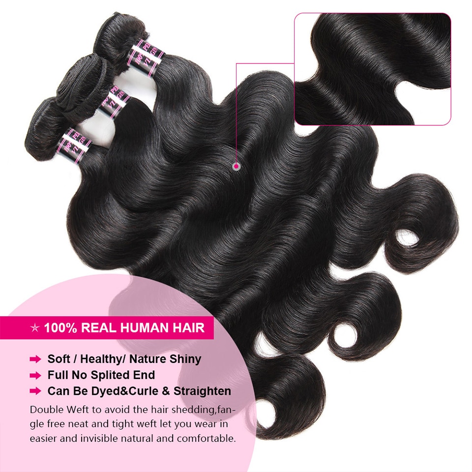 Wayfairmarket 9545-ucztof HD Lace Body Wave Bundles  